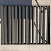 Bracken Outdoors Meridian 5m x 4m Grey Motorised Aluminium Garden Pergola with LED Lights