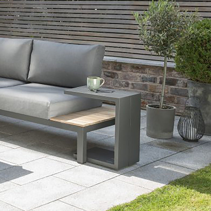 Kettler Elba Aluminium Garden Side Table Anthracite