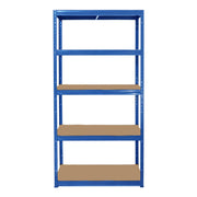 1x VRS Garage Shelving - 2130mm High - 200/280kg - Blue