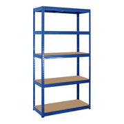 1x VRS Garage Shelving - 2130mm High - 200/280kg - Blue