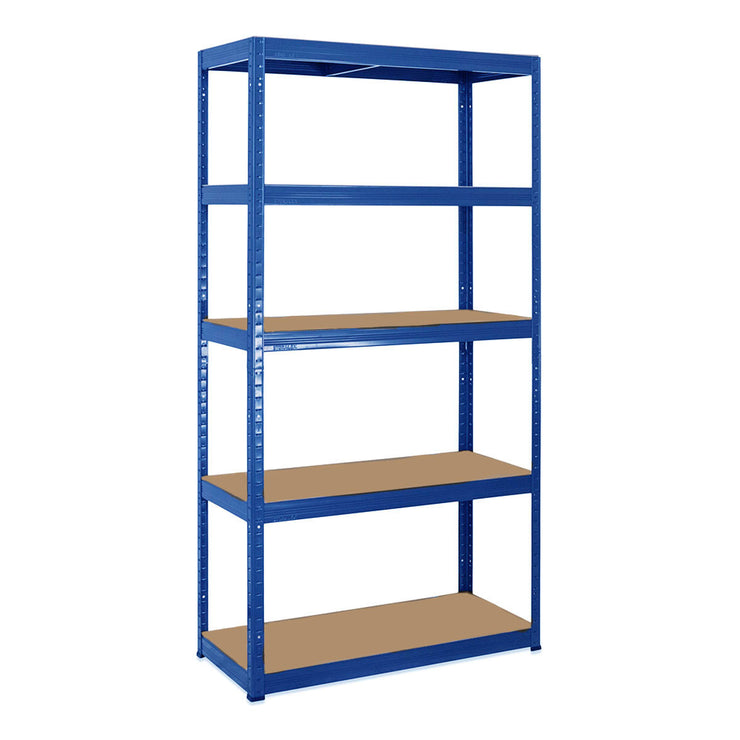 1x VRS Garage Shelving - 2130mm High - 200/280kg - Blue