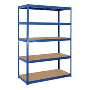 1x VRS Garage Shelving - 2130mm High - 200/280kg - Blue
