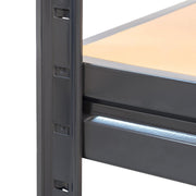 1x HRX Heavy Duty Garage Shelving - 1770mm High - up to 600kg - Grey
