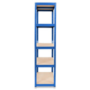 1x VRS Garage Shelving - 2130mm High - 200/280kg - Blue
