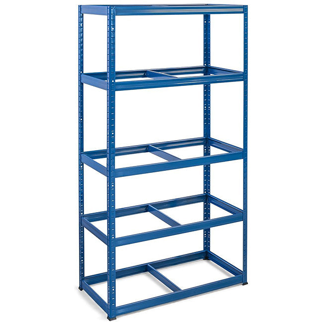 1x VRS Garage Shelving - 2130mm High - 200/280kg - Blue