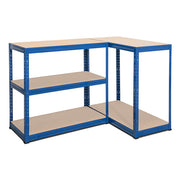 1x VRS Garage Shelving - 2130mm High - 200/280kg - Blue