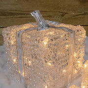 Set of 3 Soft Acrylic Light Up Christmas Parcels with 59 White/Warm White LEDs