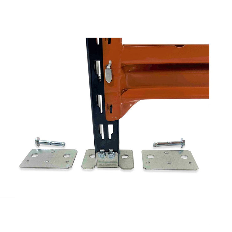 1x Mecalux Heavy Duty Longspan Shelving - 3000mm High - Blue & Orange