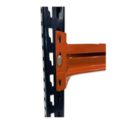 1x Mecalux Heavy Duty Longspan Shelving - 3000mm High - Blue & Orange