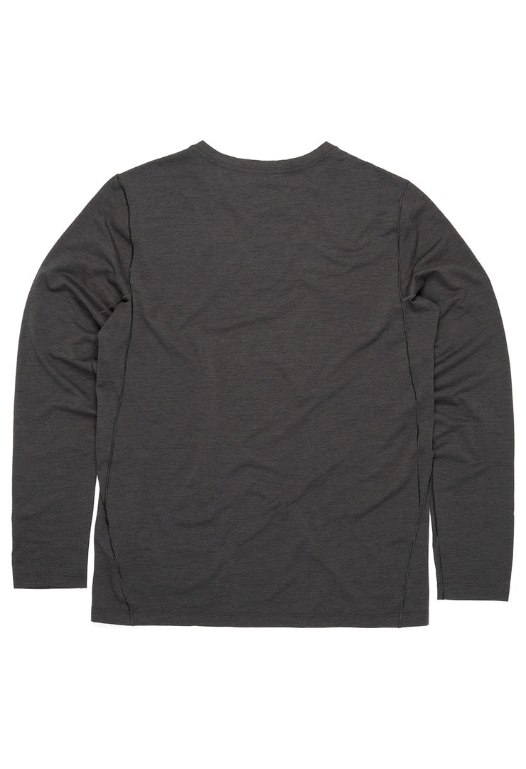 Arc'teryx Men's Cormac Long Sleeved Crew - Black Heather
