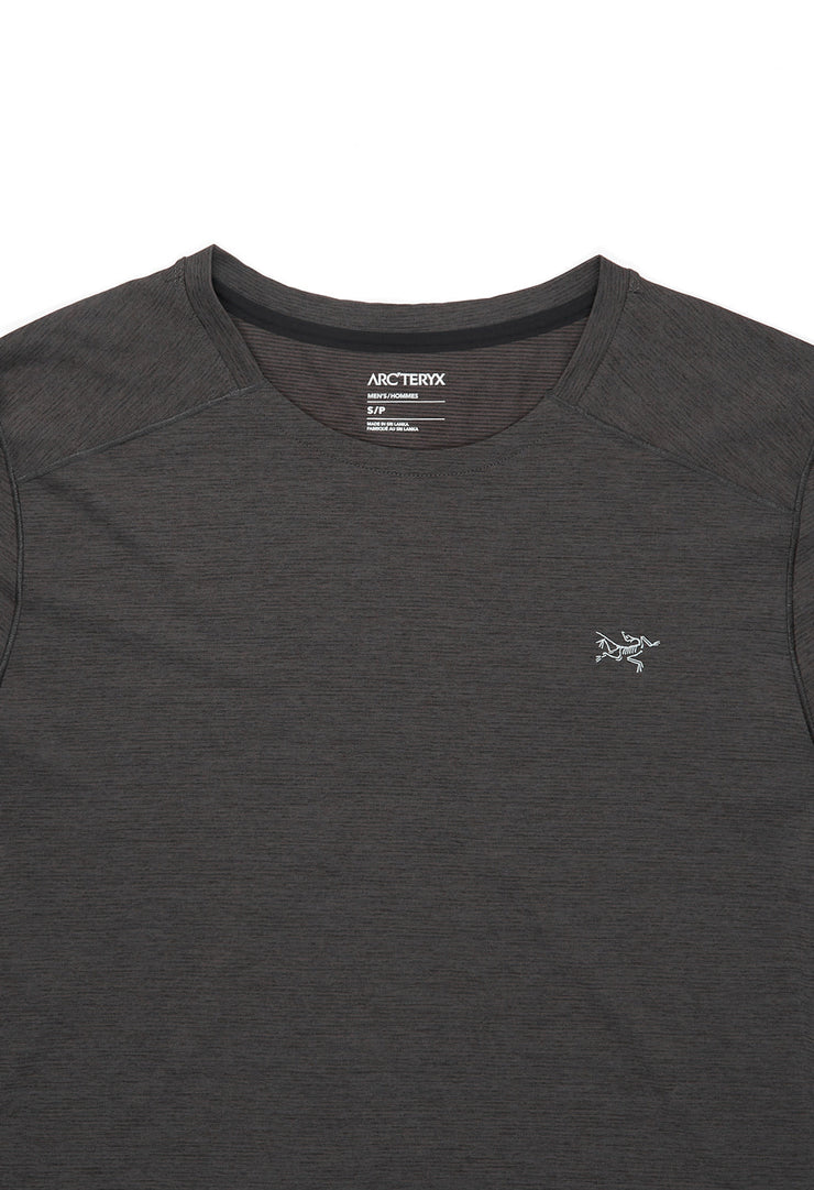 Arc'teryx Men's Cormac Long Sleeved Crew - Black Heather