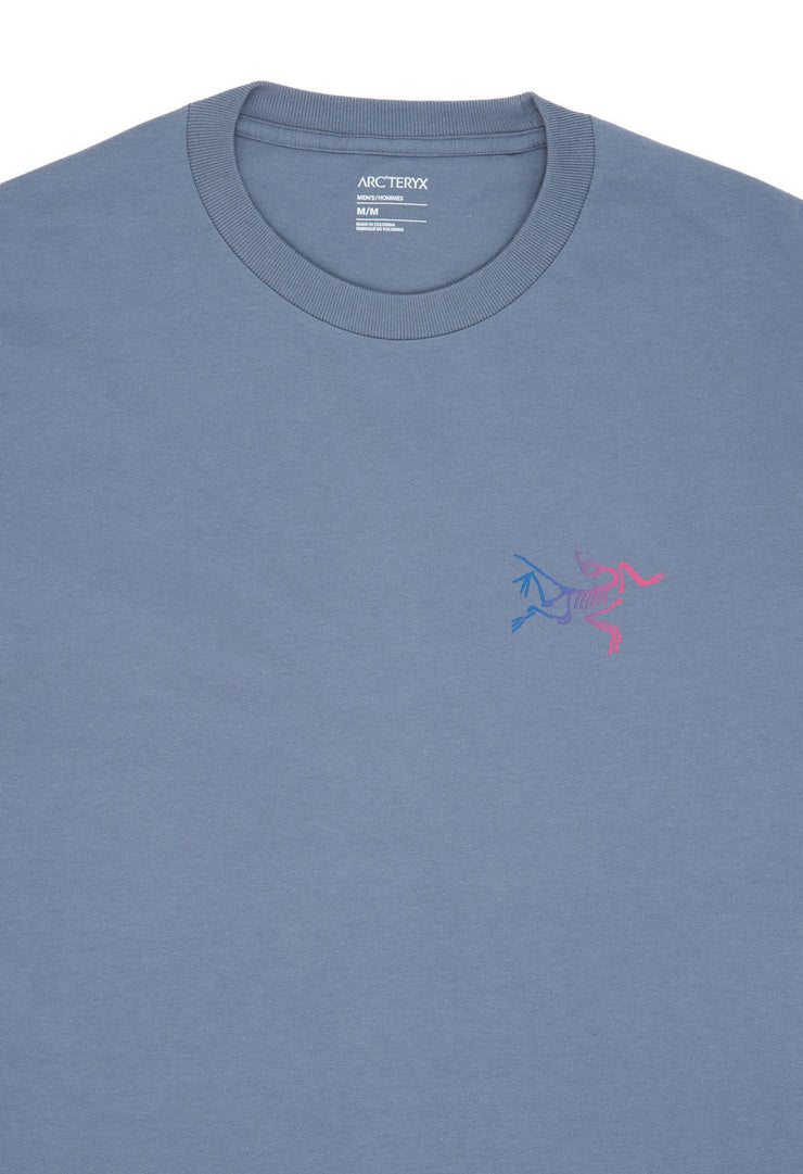 Arc'teryx Men's Kragg Cotton Logo Short Sleeve T Shirt - Stratus / Multi
