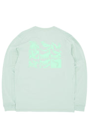 Arc'teryx Men's Kragg SL Bird Tile Long Sleeve T-Shirt - Stone Green / Phosphorescent