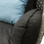 Robert Charles Double Hanging Cocoon Egg Chair with Cushion