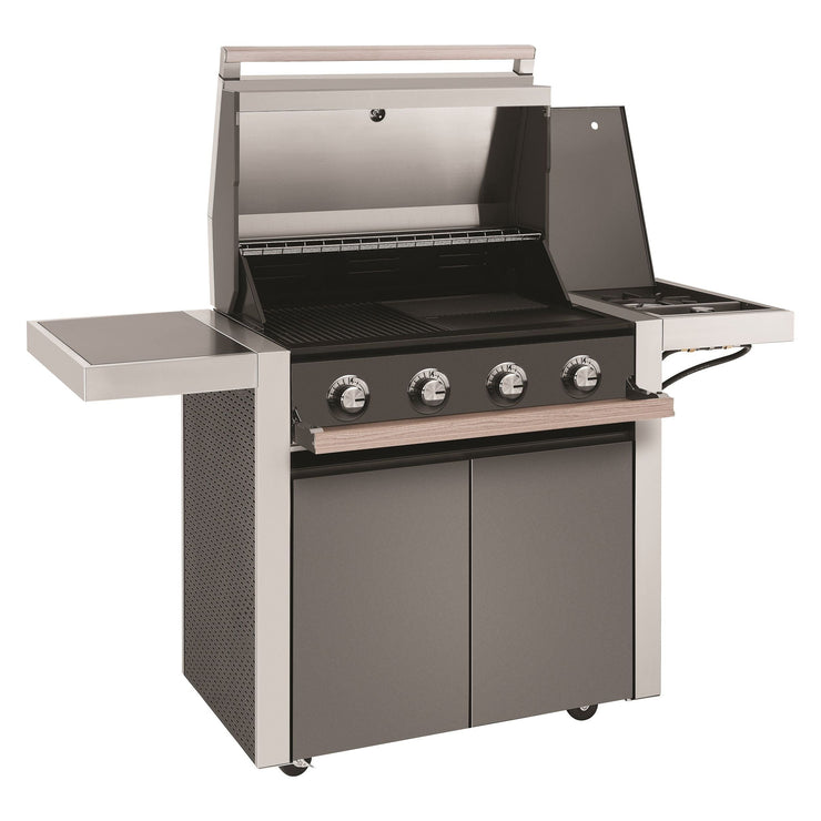 Beefeater 1500 Series 4 Burner Gas BBQ with Trolley and Side Burner
