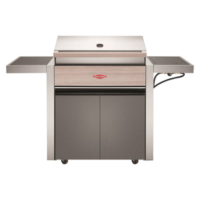 Beefeater 1500 Series 4 Burner Gas BBQ with Trolley and Side Burner