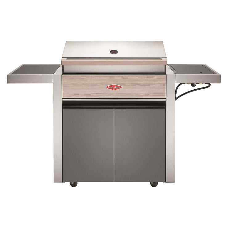 Beefeater 1500 Series 4 Burner Gas BBQ with Trolley and Side Burner