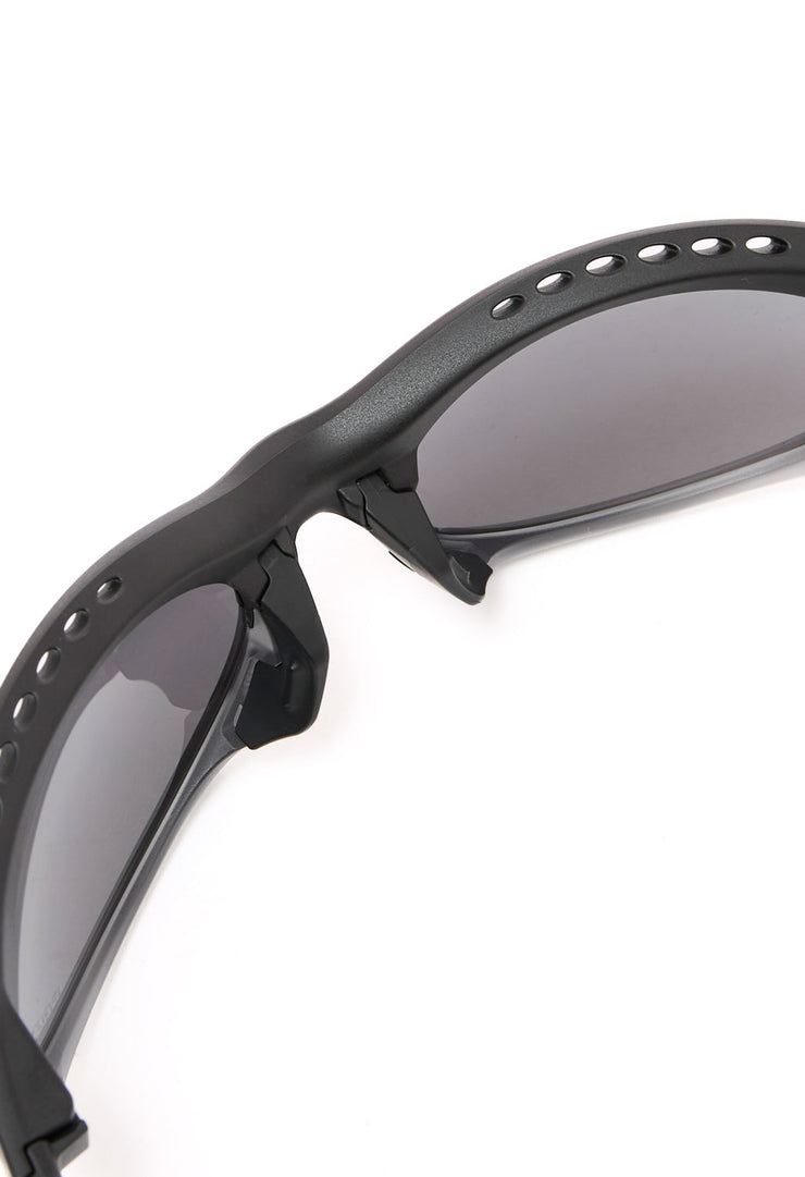 Oakley Plantaris Sunglasses - Matte Black / Prizm Grey