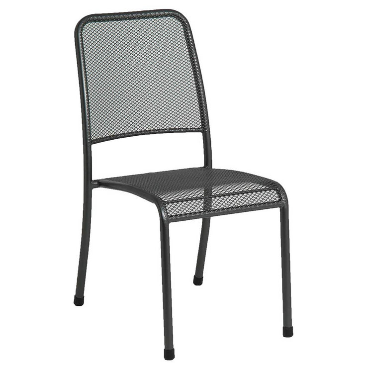 Alexander Rose Portofino 6 Seater Metal Garden Furniture Set with Rectangular Table, Armchairs & Side Chairs