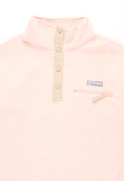 Columbia Women's Helvetia Cropped Half Snap Fleece - Cosmos, Salmon