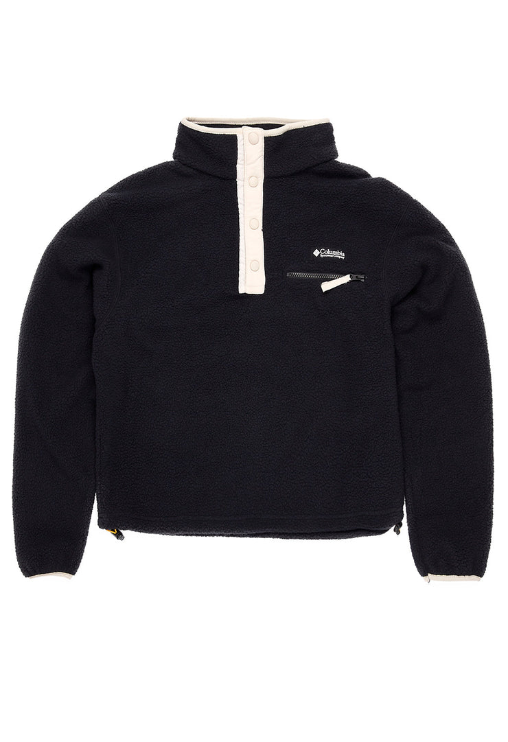 Columbia Women's Helvetia Cropped Half Snap Fleece - Black