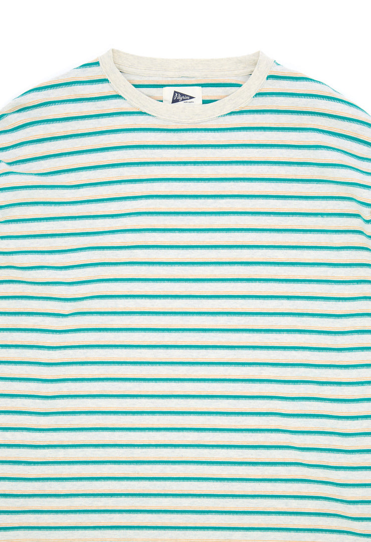 Pilgrim Surf + Supply Tucker Stripe Tee - Oatmeal