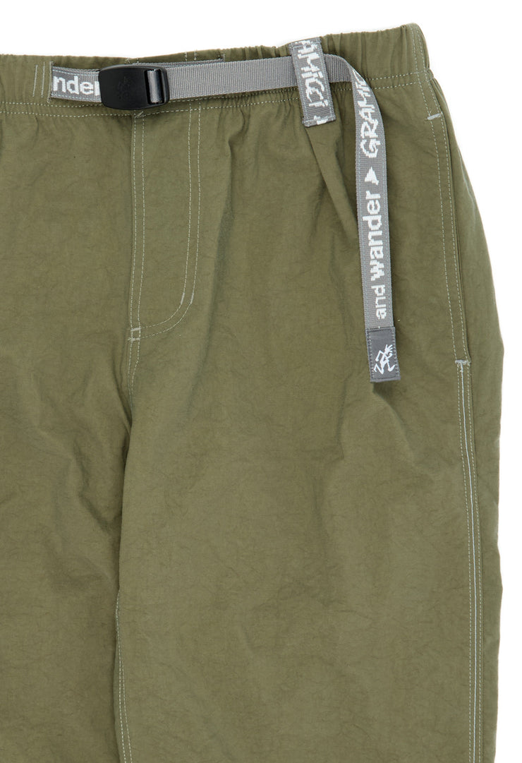 Gramicci x And Wander Women's Nylon Climbing Pant - Khaki
