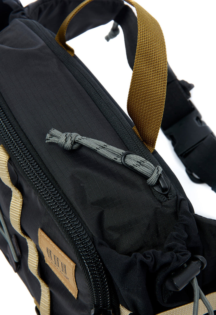 Topo Designs Mountain Hydro Hip Pack - Black / Neutral