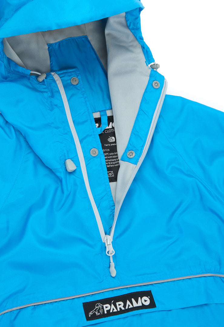 Paramo Womens Velez Adventure Light Smock - Neon Blue / Fog Grey