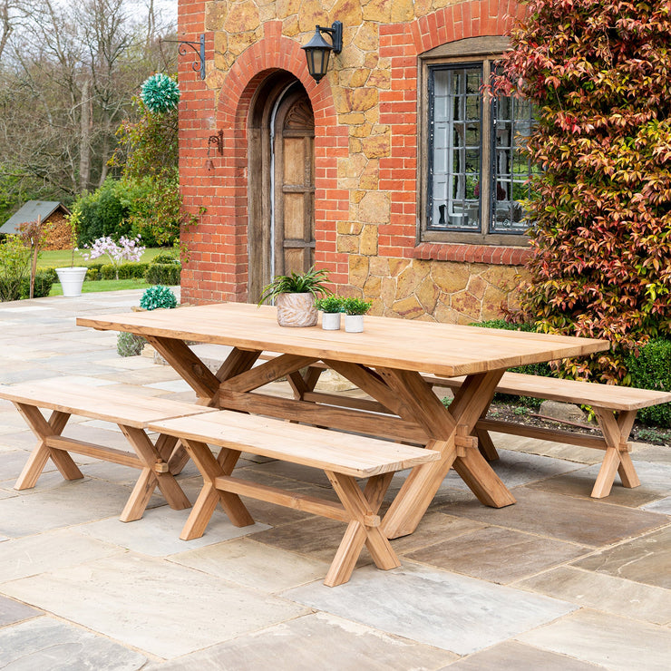 Alexander Rose Outdoor Plank Garden Bench (1.2m)
