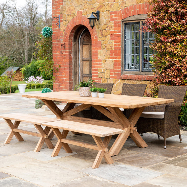 Alexander Rose Outdoor Plank Garden Bench (1.2m)