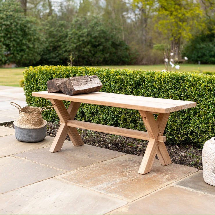Alexander Rose Outdoor Plank Garden Bench (1.2m)