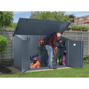 Asgard 7’7” x 3’4” Metal Garden Shed - The Access E-Plus