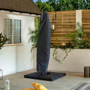 Bracken Outdoors Naples Grey 2.5m x 2.5m Square Cantilever Parasol