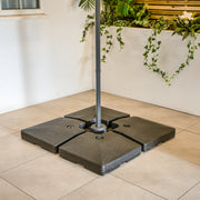 Bracken Outdoors Naples Grey 2.5m x 2.5m Square Cantilever Parasol