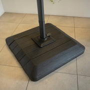 Bracken Outdoors Napoli Grey 3m x 3m Square Cantilever Parasol With LED Lights *Damaged Box*