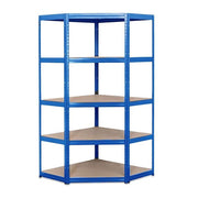 4x VRS Garage Corner Shelving - 1800mm High - 200/280kg - Blue