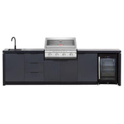 BeefEater 4 Burner Cabinex Premium Outdoor Kitchen with Fridge