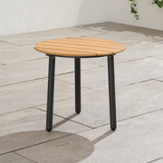 Bracken Outdoors Colorado 2 Seat Aluminium Teak Rope Garden Bistro Set