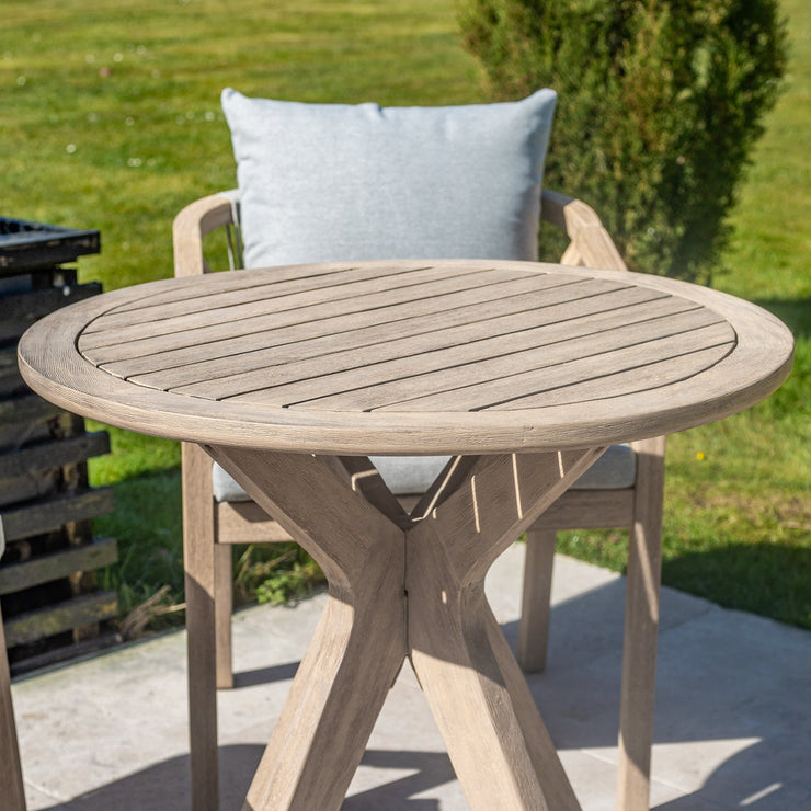 Bracken Outdoors Charlton Acacia Wood and Rope 2 Seat Bistro Garden Furniture Set