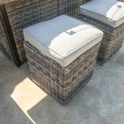 Kettler Palma Fire Pit Table with Rattan Corner sofa set.