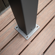 Bracken Outdoors Gemini 3m x 3m Grey Square Aluminium Garden Pergola