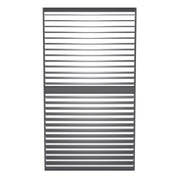 Bracken Outdoors Anthracite Louvre Shutters Fixed Panel for 4m Garden Pergola