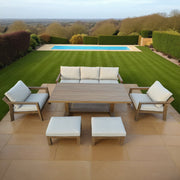 Bracken Outdoors Seville Aluminium Lounge Sofa Garden Furniture Casual Dining Set