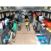 Asgard Motorcycle Storage Shed (Gladiator) 7ft 4" x 18ft 1" - Police Preferred Specification