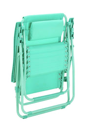 Home Zero Gravity Outdoor Chair Recliner Sun Lounger - Teal